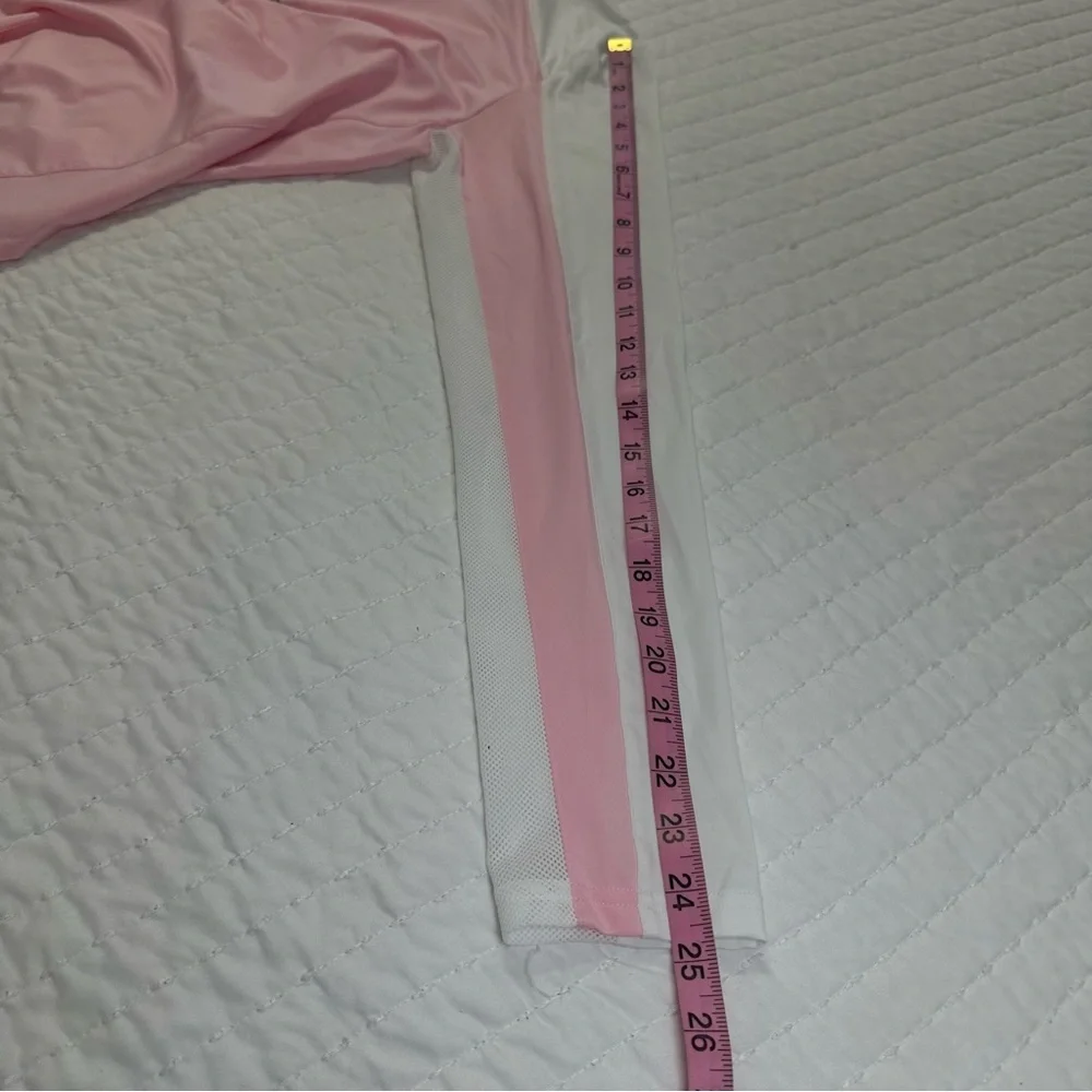 Sansoleil SunGlow Zip Mock Pink And White Long Sleeves UV 50+
Cooling - Picture 9 of 14